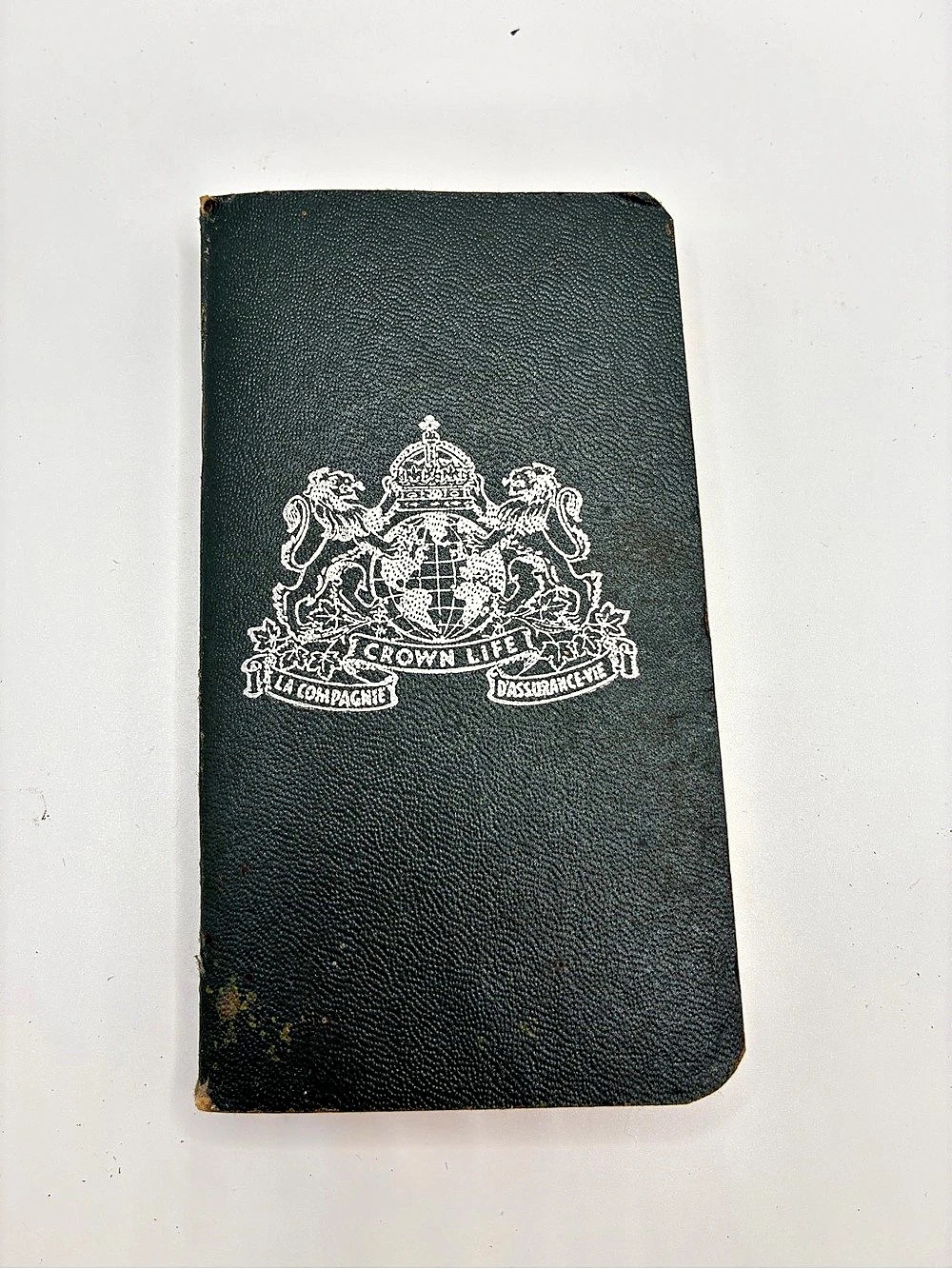 Crown Life 1952–1954 Calendar Booklet Vintage Black Calendar Booklet